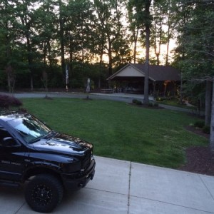 Beautiful evening at lake ann, va