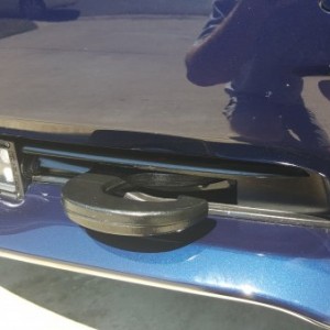 Tow hooks reversed