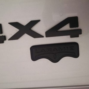 I wasn't sure how the Laramie badge would look dipped. I like it!