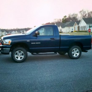 All cleaned up. I know it looks funny but the girls driveway is steep as ****