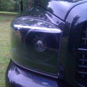 EVERYTHING PAINTED BLACK AND RETROFITTED WITH HID PROJECTORS