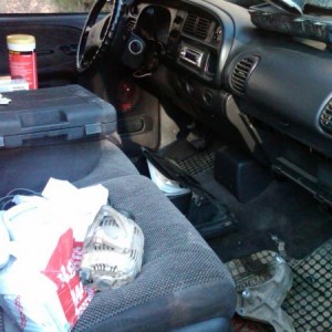 Last year when I pulled the retired beast out of the woods for repair..