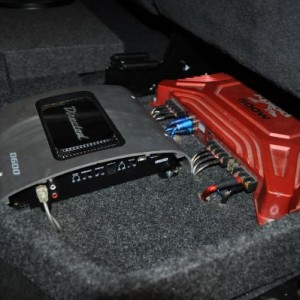 amps and amp rack