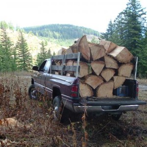 1.5 Cord of firewood on the truck alone...
