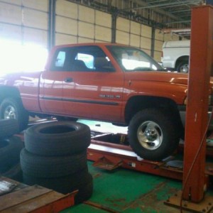 In the shop at work :D