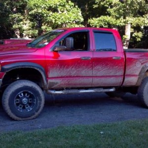 a little mud