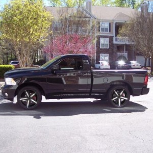 dodgert whole truck painted rims