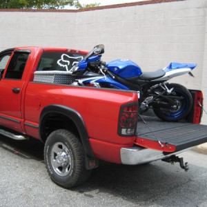 wifes 06 gsxr 600 an big red when she was stock