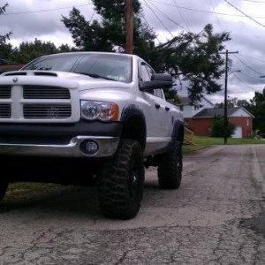 New bumper and tow mirrors