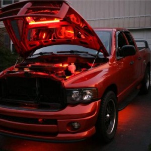 Neons and LED's installed