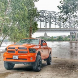 Down by the Missouri River after the lift