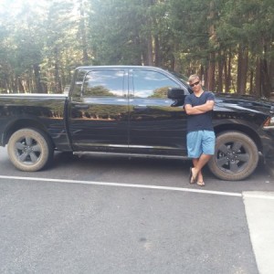 Looking filthy after a 3000 mile drive, with my 16 year old son. My youngest. He likes the Ram quite a bit more than our previous Chevy avalanche.