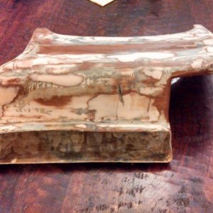 Fiberglass shell after the foam was melted out