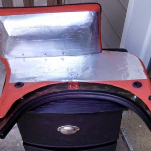Back side of intake