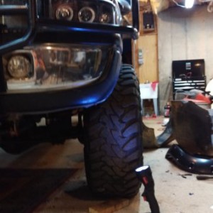 Removed fender flares (9/16/15)