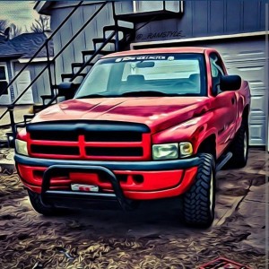 sick picture of the truck back when and had a buddy do an edit for me. Turned out nice.