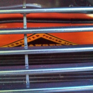 Vararam intake through front grill view