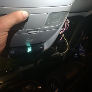 Overhead console install