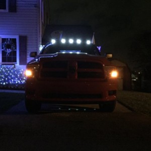 19 - Installed Recon "smoked" white LED clearance lights.