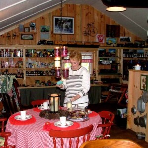 wife in our general store