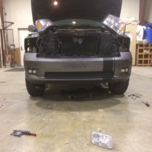 Installing LED pods