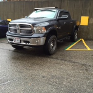 Parked at work