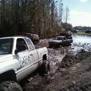 Big Safari...dammitt got stuck pullin out this 'lil truck!!But got a guy with tractor tires to get me unstuck...fun day!!