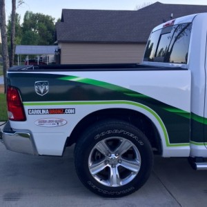 Sold advertising on my truck as well as boat to help off set cost