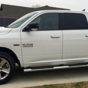 My 2014 Ram 1500 longhorne quad cab 4x4 the day i bought it