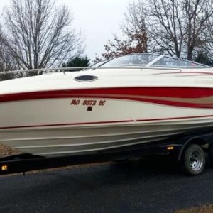 Another view of my boat befor wrapping it
