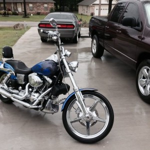 My harley,05 Ram, 2011 challenger RT