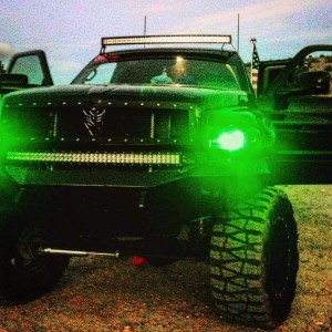 LED programmable 1200 combination Halo Eyes in Green