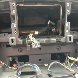 Pic of stock stereo finally out.  I will post pics of new setup in a couple of days.