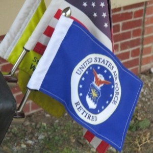 Added my USAF Retired Flag