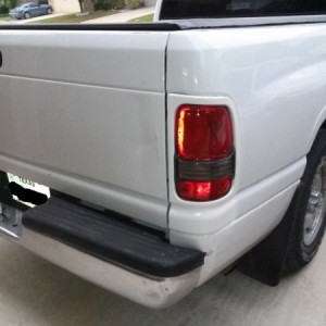 Painted tail lights.