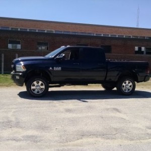After leveling kit and new shocks installed