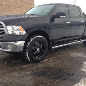 Fresh out of the car wash with the new wheels and tires.
