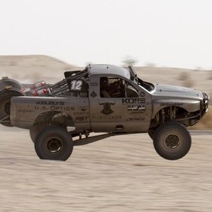 kent kroeker drives Minotaur during the 2015 baja 1000 desert race
