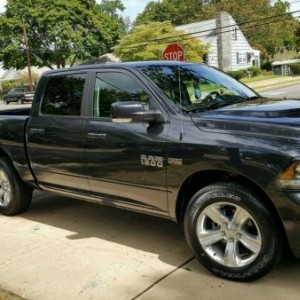 2016 Dodge Ram 1500 sport in Maximum Steel