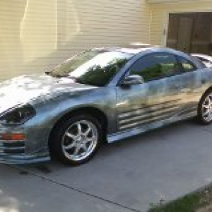 2000 Eclipse with marbolized paint