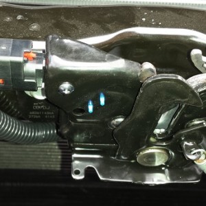 New hood latch. Only difference is the addition of the switch.