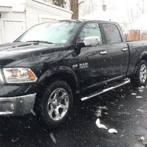 One day after picking her up and it snowed