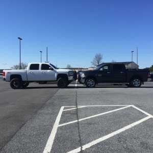 Not much taller than my leveled ram