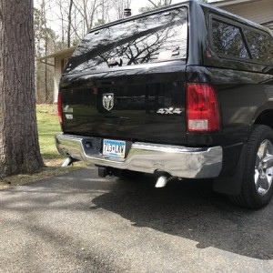 Changed the Exhaust Tips to Turndowns to match our Bike..