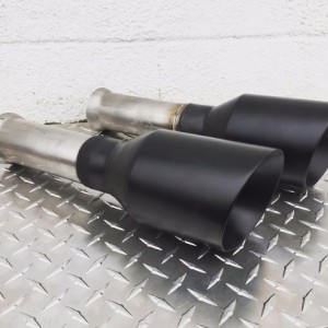 4" Black clamp on tip set*

*4" is the stock size tip that comes from the factory.