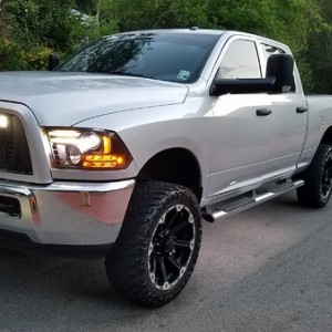 lit up