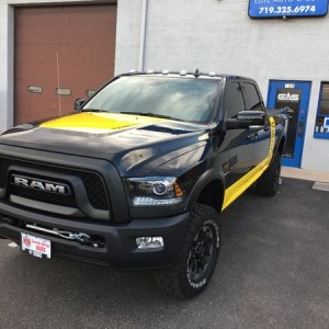 left front yellow