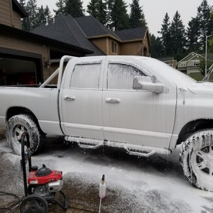 A proper hand wash with chemical guys Mr. Pink