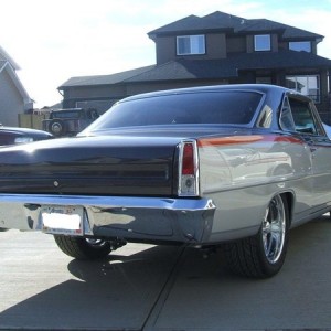 67 Nova Rear right side shot