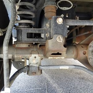 Rear Drivers Side Lift Bracket